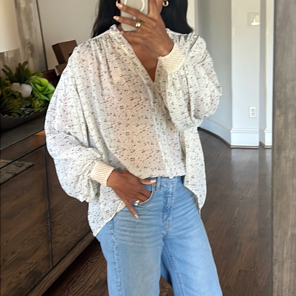 Romantic oversized Top